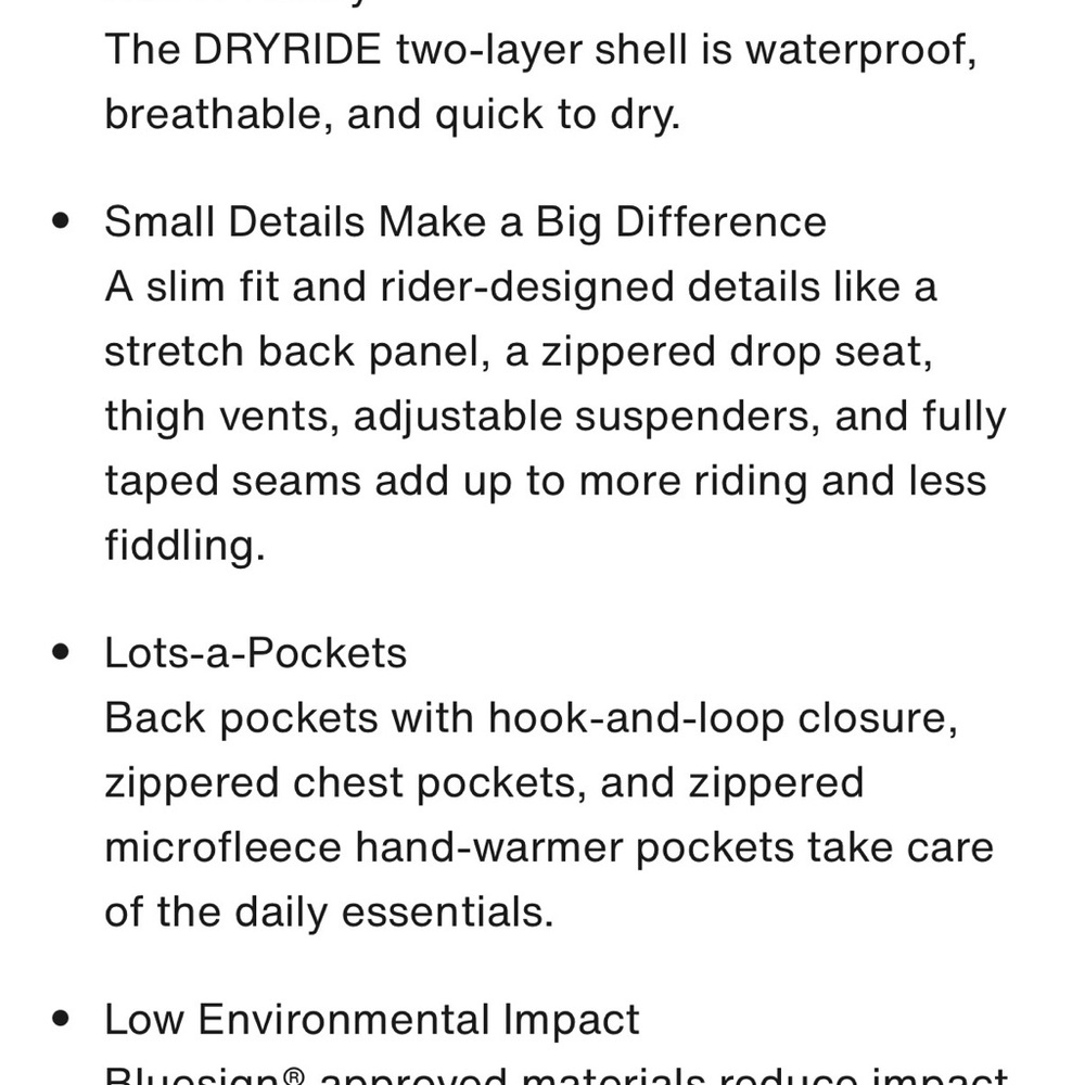 Burton Avalon Snow Bib Overalls - Picture 7 of 10